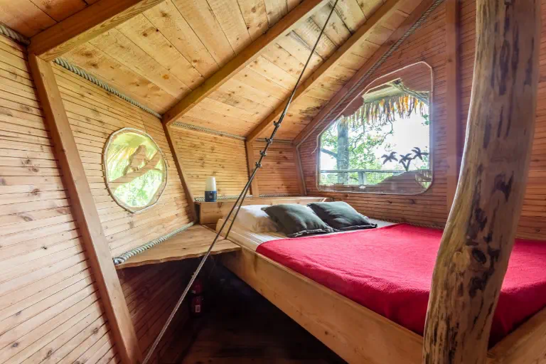 Cabane Guadeloupe intérieur