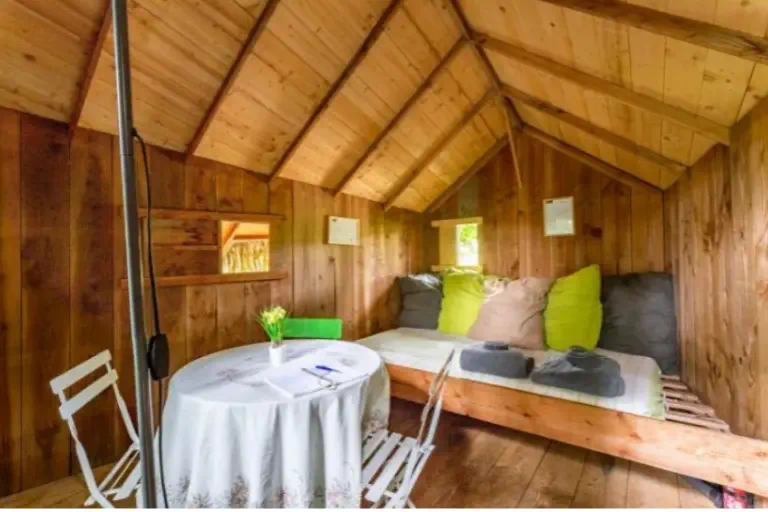 Cabane Lov’nid et Spa intérieur